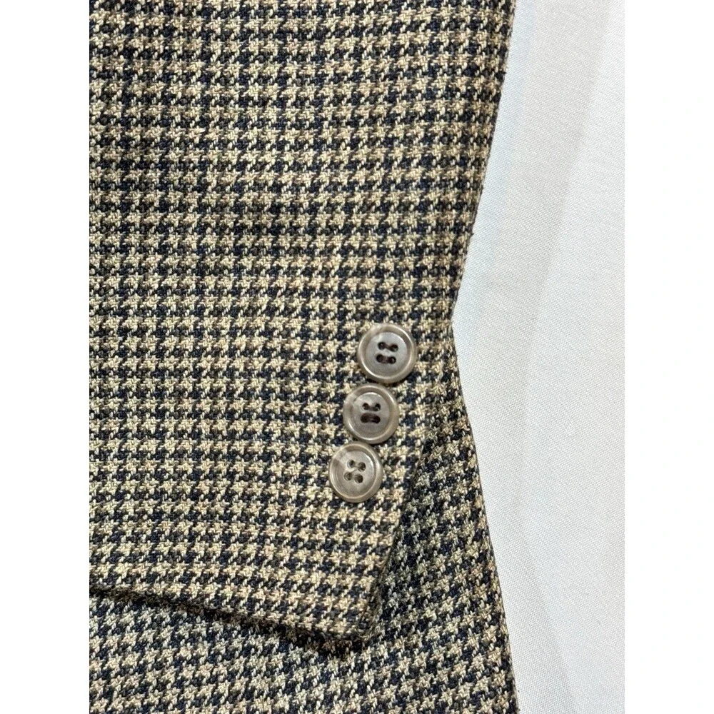 Houndstooth Silk Wool Luxury Sport Coat 42R – Tailors Row Deansgate‎